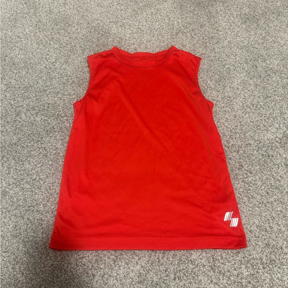 Place Vibrant Red Tank Top. Sport performance material. Boys Small